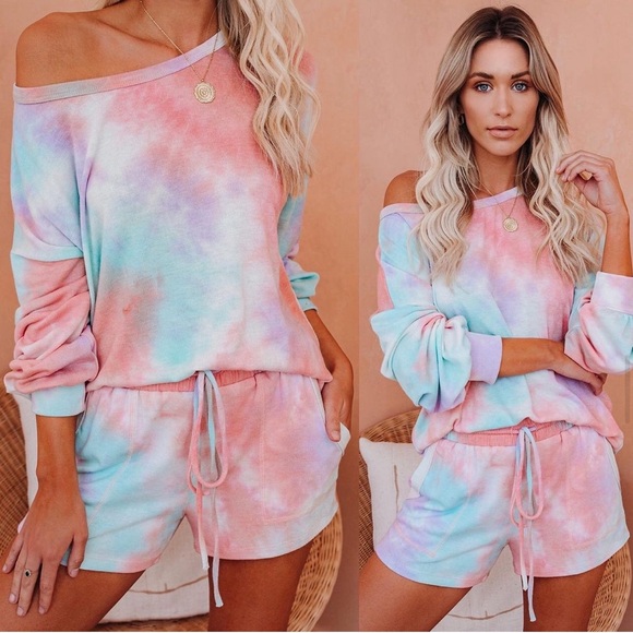 Vici Tops - Vici Calm Cool Collected Tie Dye Set
